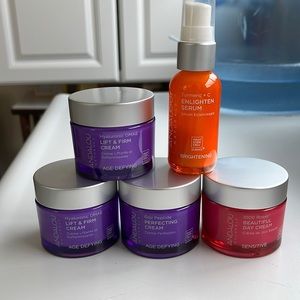 Lot of four Andalou Naturals face creams / moisturizers